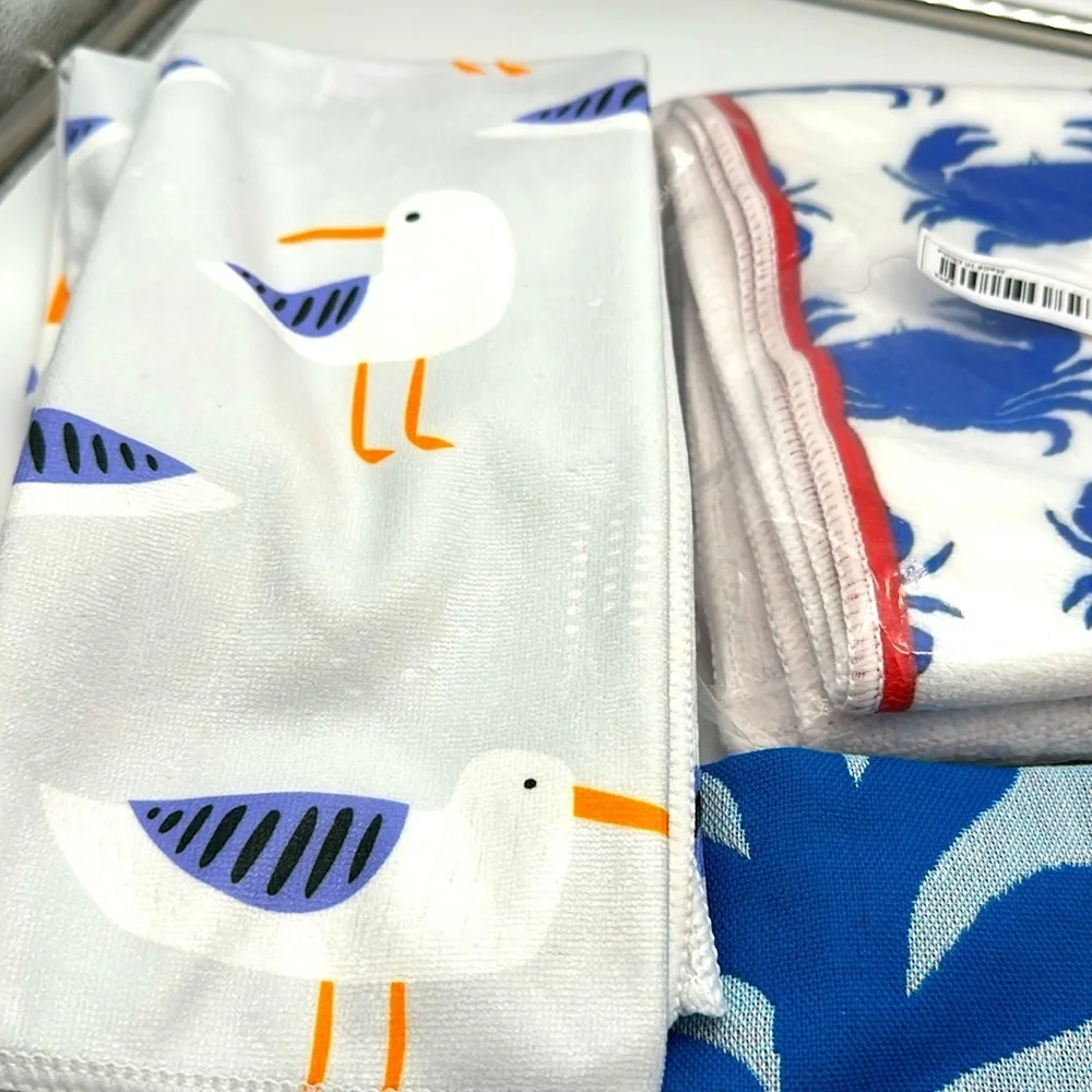 Ocean Beach Kitchen Dish or Hand Towels NWT